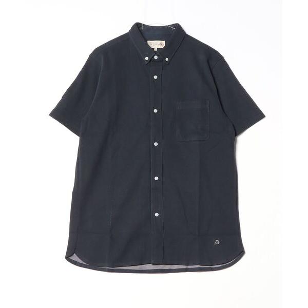 「The DUFFER of ST.GEORGE」 半袖シャツ X-LARGE ネイビー メンズ