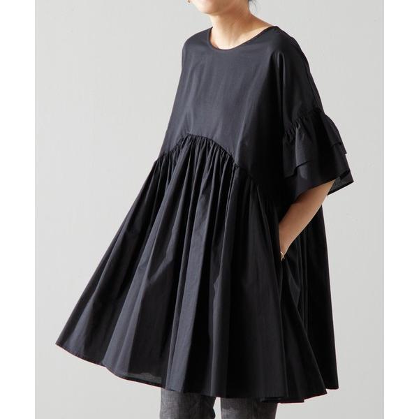 「BEARDSLEY」 半袖ブラウス FREE ブラック レディース