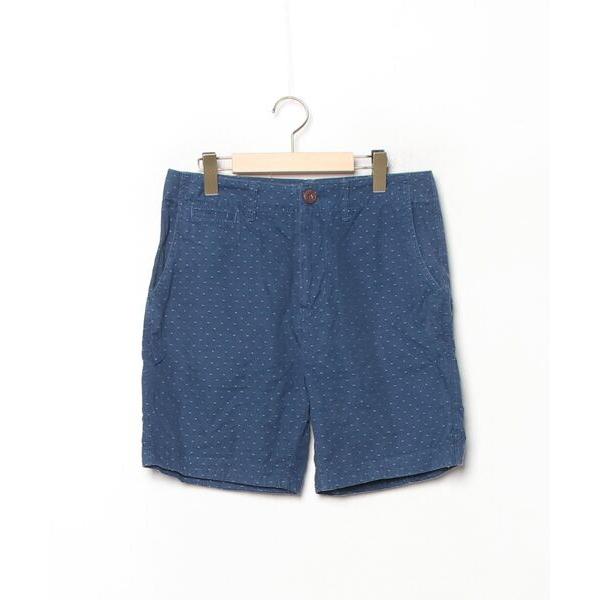 「American Eagle」 ドット柄ショートパンツ 30 ネイビー メンズ