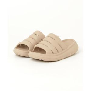 「UGG」 フラットサンダル 24.0cm ベージュ レディース
