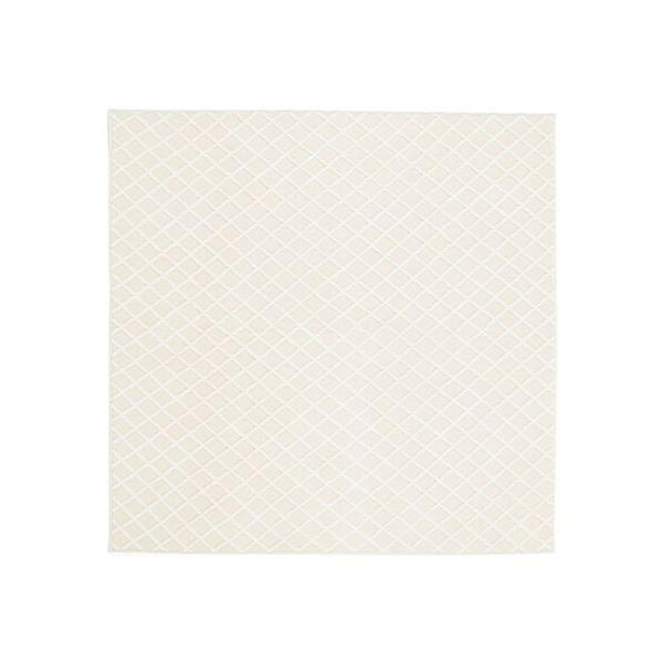 ラグ ラグマット プルマ ホットカーペットラグ L アイボリー 床暖房対応 洗濯可 こたつ対応