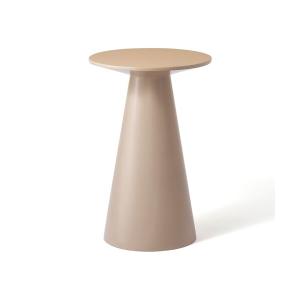 家具 ラミナ サイドテーブル ベージュ（W360）