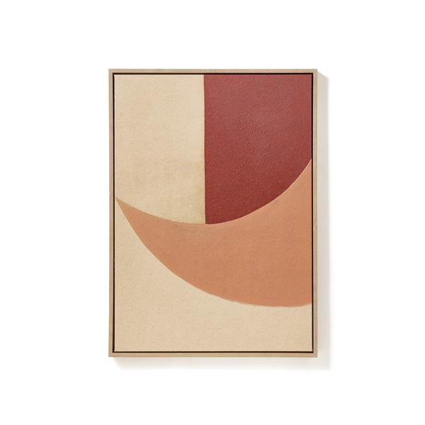 ポスター ジオメトリック アートボード レッド