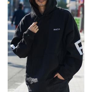 RVCA（ルーカ） パーカー メンズ フェイク ジップフーディ RVCA