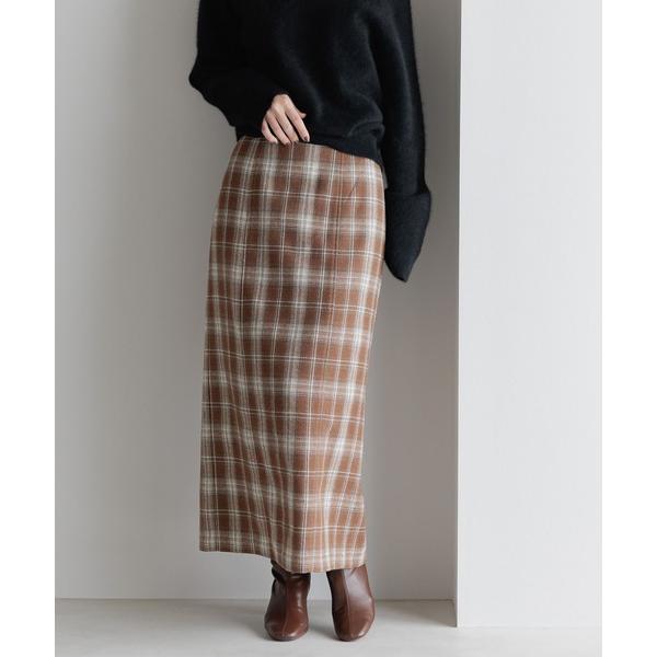 スカート ウーリーキリカエIラインスカート606101