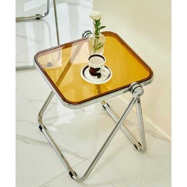 家具 Folding modern acrylic side table