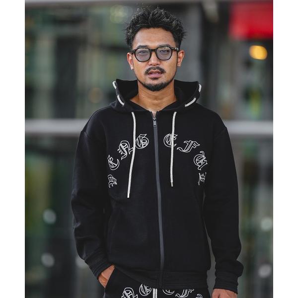 パーカー RTEG AL＆KSジップフーディー メンズ