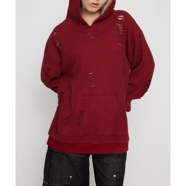 パーカー OVER CRASH HOODIE トップス レディース