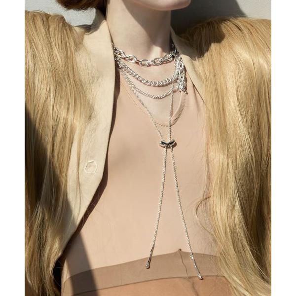 ネックレス ドロップ ループ タイ / Drop loop tie レディース