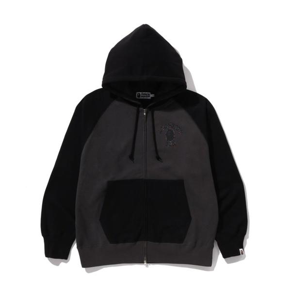 パーカー COLOR STONE BAPE RELAXED FIT ZIP HOODIE メンズ レ...