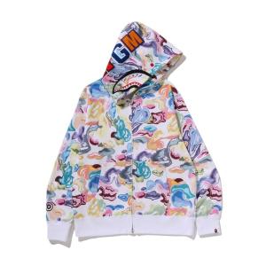 Bounty hunter X BAPE シャーク フードパーカー size L BAPE X BOUNTY HUNTER 】MAD SHARK FULL ZIP HOODIE | bape.com