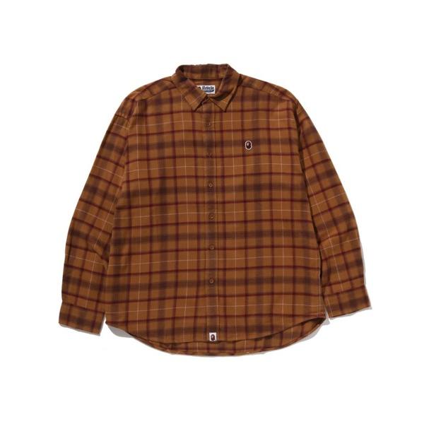 シャツ ONE POINT FLANNEL CHECK LS SHIRT メンズ