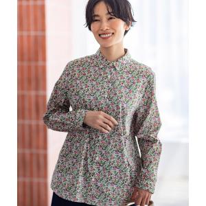 ブラウス シャツ リバティプリントブラウス「綿100%」 レディース