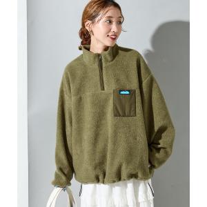 コート アウター 限定展開 KAVU × FREAK'S STORE/カブー 別注 ボア ハーフジップ プルオーバー レディース｜ZOZOTOWN Yahoo!店