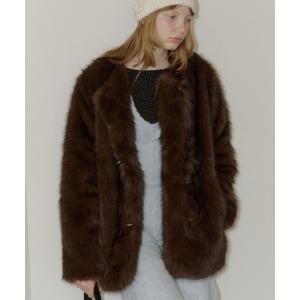 GIUNON roundcollarwoolcoat/ラウンドカラーウールコート round collar wool coat / ラウンドカラーウールコート（その他