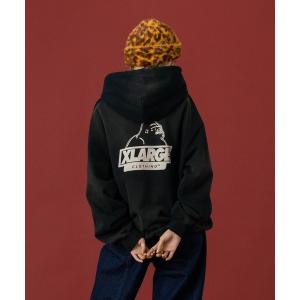 パーカー DISCHARGE PRINTED SLANTED OG HOODED SWEATSHIRT メンズ レディース