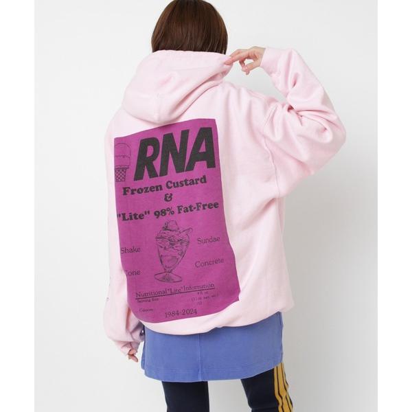 パーカー M2580 スクエアロゴパーカー レディース