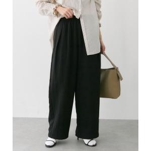 スラックス パンツ ソフトツイルイージーパンツ レディース