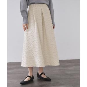 フェザージャカードタックフレアスカート