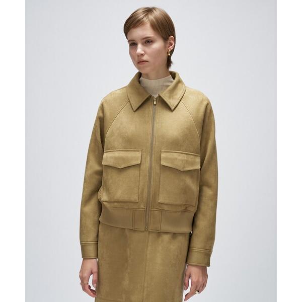 ブルゾン アウター 「セットアップ」ステンカラーブルゾン レディース