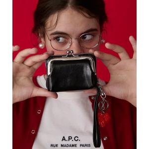 ミニ 財布 「BONLECILL Marche」「お札が折れない」がま口コインケース付き ジャバラウォレット／財布／カードケース レディース メンズ