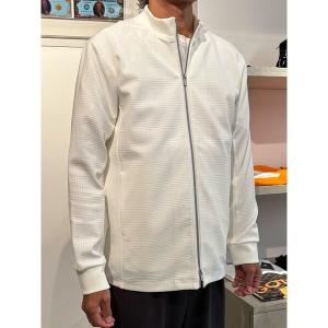 tシャツ 「TRANSITION」チェックジャガードモックネックフロントジップtee メンズ