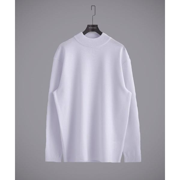 セーター ニット 「WEB先行販売」18Gウールミラノリブモックネックニット　｜毛玉防止｜ウール10...