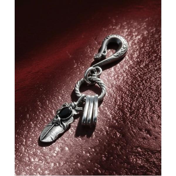 キーホルダー 「OKUOKU　0909」フェザー×フックモチーフキーリング oku-key-4-10