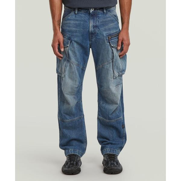 ジーンズ Rovic 3D Loose Denim/ヴィンテージライクジップディテール立体裁断カーゴ...