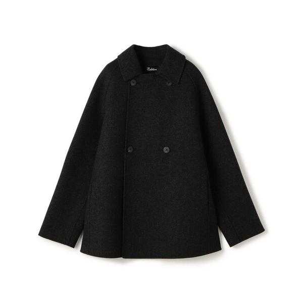 ピーコート pコート ウールカシミヤ ダブルフェイス ショートコート レディース