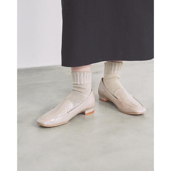 ローファー ゴールドチップ 2cmヒール ローファー レディース