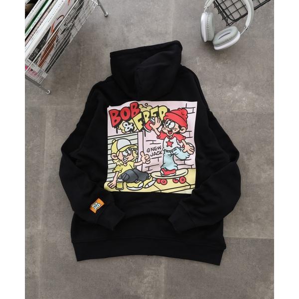 パーカー NEW JACK BOB＆FRED スプレーフルZIPパーカー メンズ レディース