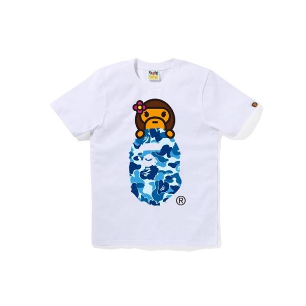 tシャツ ABC CAMO LISA ON APE HEAD レディース