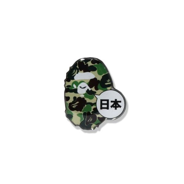 バッジ ABC CAMO JAPAN APE HEAD PINS