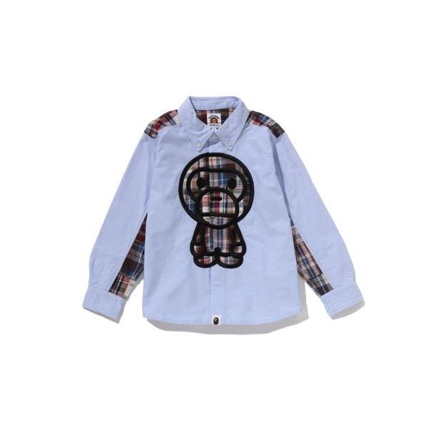 ブラウス シャツ BABY MILO PATCH OXFORD BD SHIRT キッズ 子供服 男...