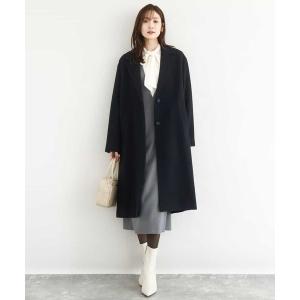 ICB（アイシービー） コート チェスターコート ウールカシミヤメルトン