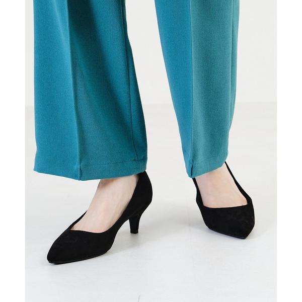 パンプス 跳べるパンプス ポインテッドトゥヒール/R-3201