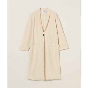 カーディガン フェルトセーター コートカーディガン レディース