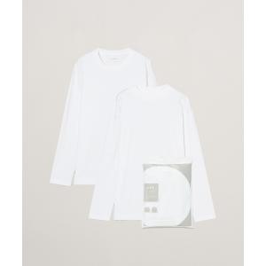 tシャツ 「unisex」2パックTシャツ レギュラーフィット長袖 メンズ レディース