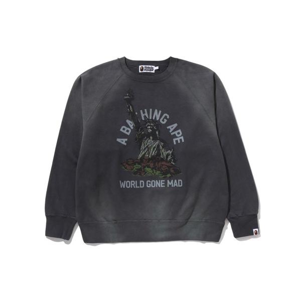 トレーナー スウェット DESTROY WASHED EFFECT RELAXED FIT CREW...