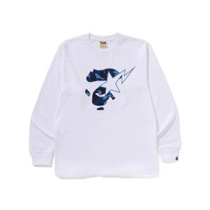 tシャツ COLOR CAMO APE FACE STA LS TEE メンズ レディース