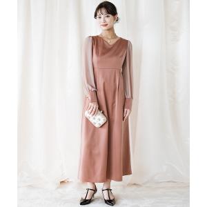 「haco!」 半袖ワンピース X-LARGE スモークピンク レディース