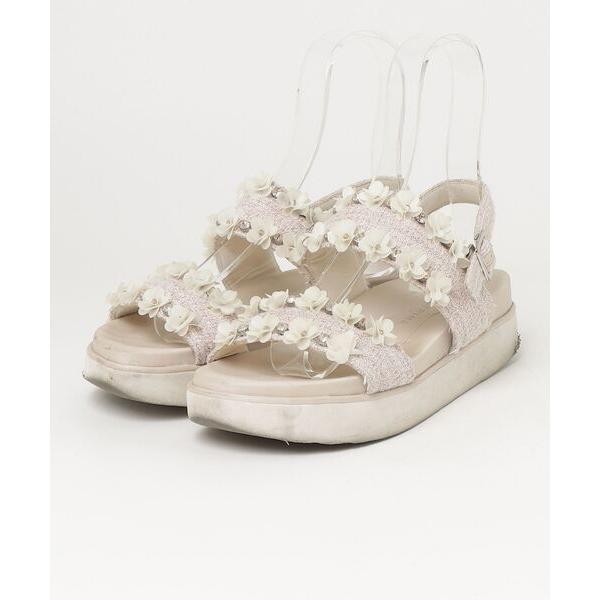 「ANTEPRIMA」 フラットサンダル M ピンク レディース