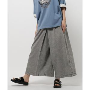 「niko and...」 パンツ LARGE ライトグレー レディース