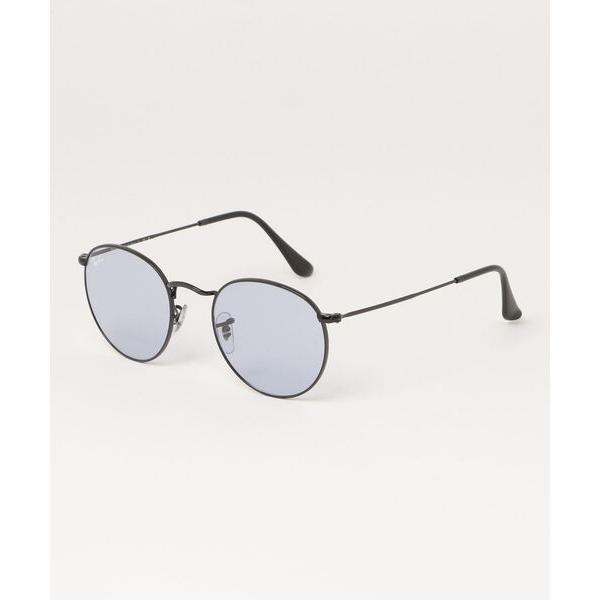 「Ray-Ban」 サングラス 50 ブラック×ブルー メンズ