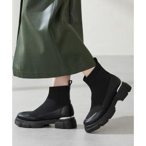 diana（プラスダイアナ） ブーツ 「撥水加工」軽量ニットソックス