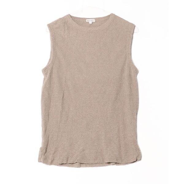 「Steven Alan」 ノースリーブニット SMALL ベージュ メンズ