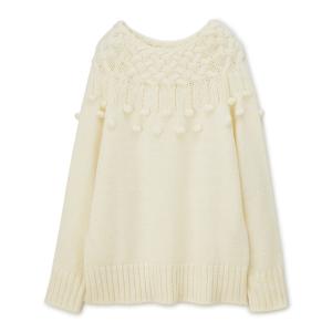 「SUPREME.LA.LA.」 長袖ニット MEDIUM ホワイト レディース