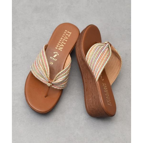 「ITALIAN SHOEMAKERS」 ミュール 36 ブラウン レディース