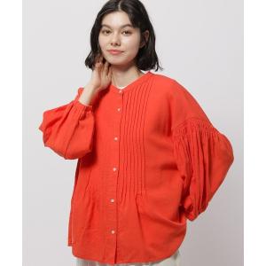 「niko and...」 長袖ブラウス MEDIUM レッド レディース